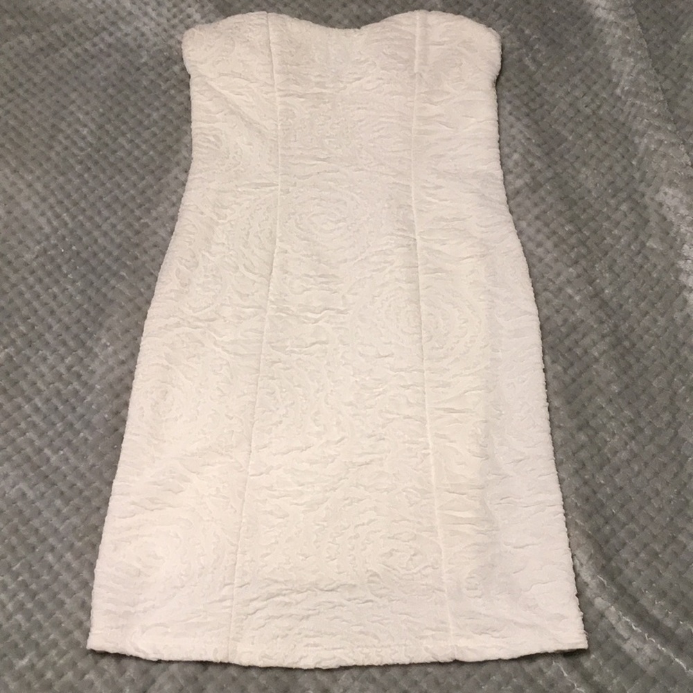2b Bebe White/cream mini dress small